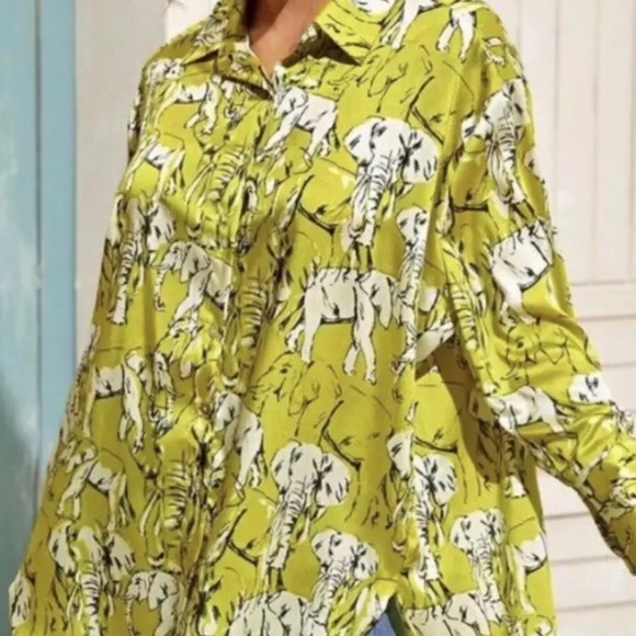 Zara elephant print top - Picture 7 of 7